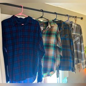 Bundle of 4 Patagonia flannels